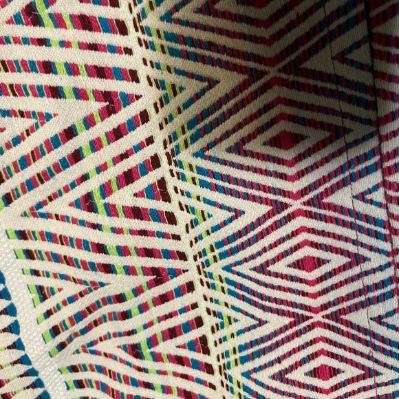 Kut from the Kloth colorful woven cropped open front jacket - Picture 10 of 14